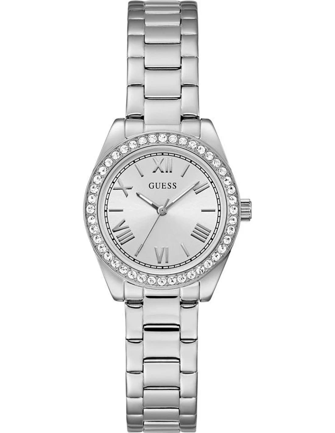 Guess GW0841L6 vue de côté, bracelet acier