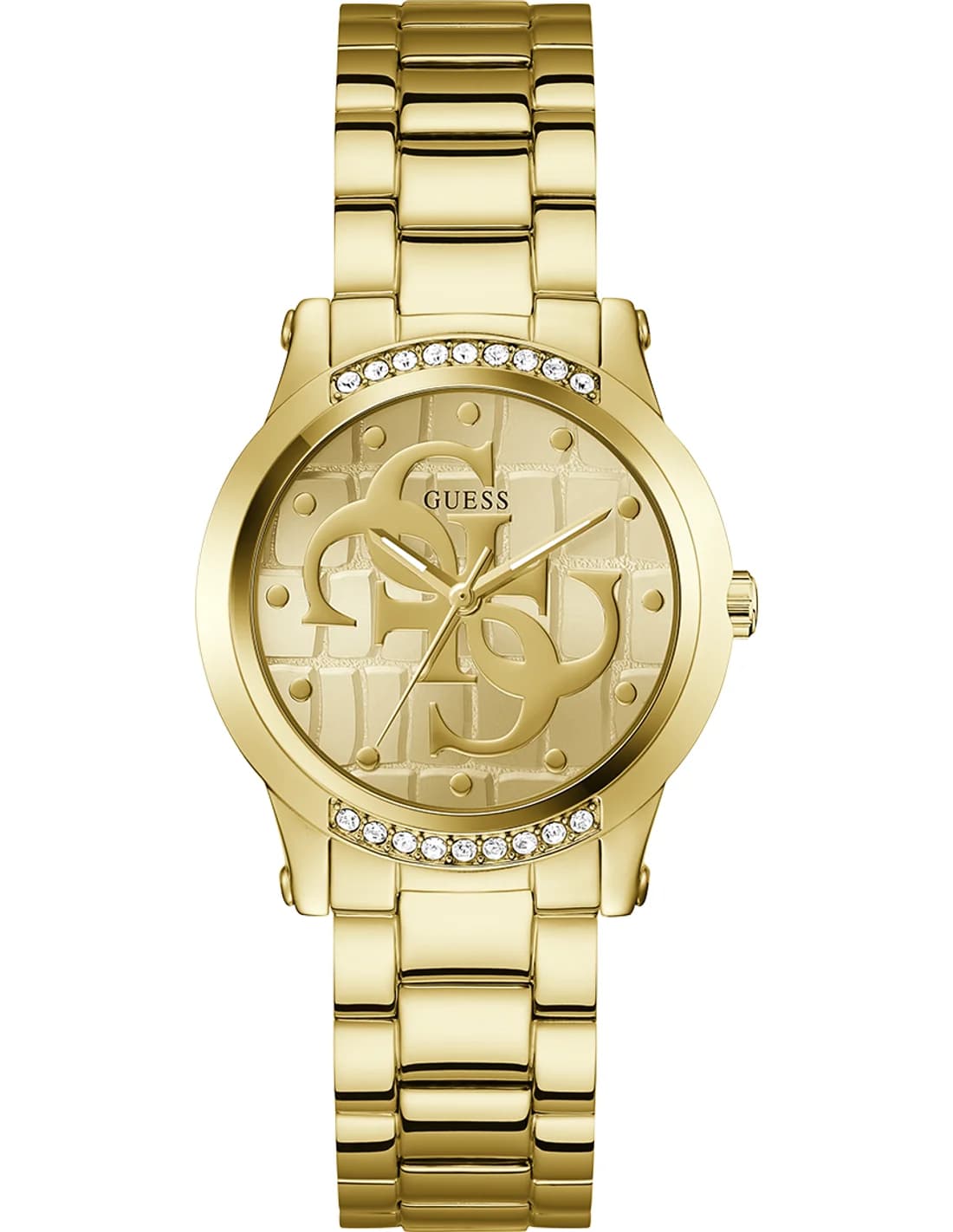 Guess GW0861L2 vue de côté, bracelet acier