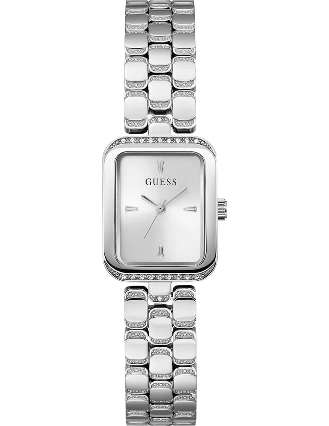 Guess GW0865L1 vue de côté, bracelet acier