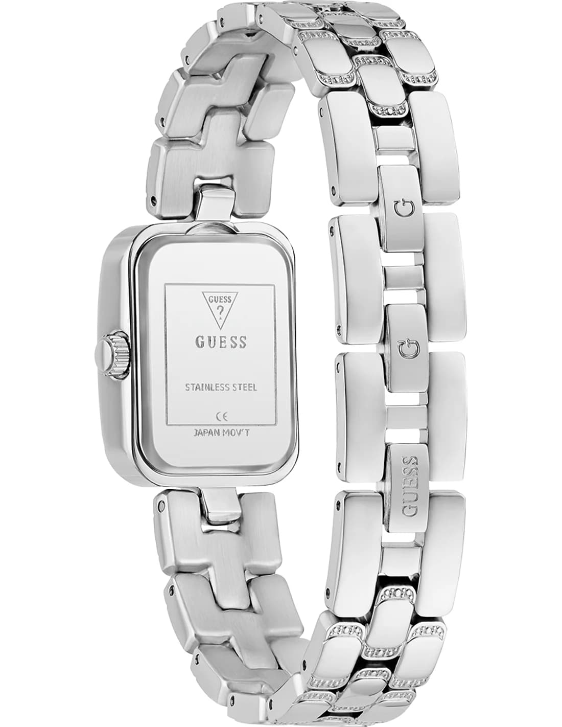 Guess GW0865L1 côté fond de boîtier argent