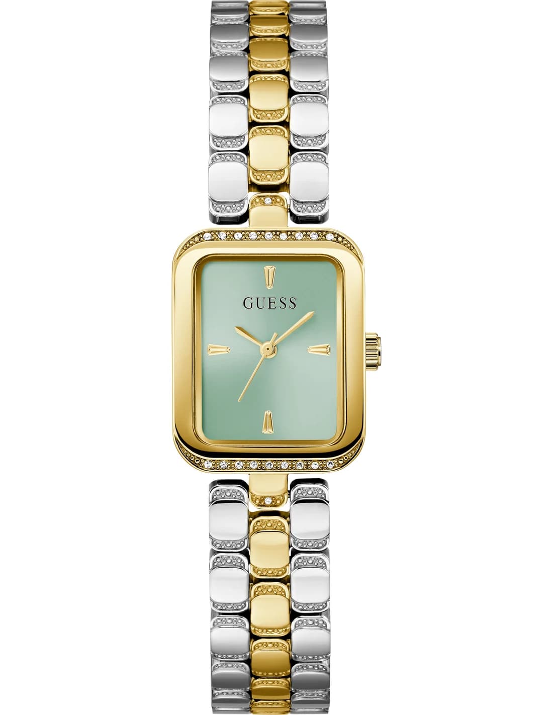 Guess GW0865L4 vue de côté, bracelet acier