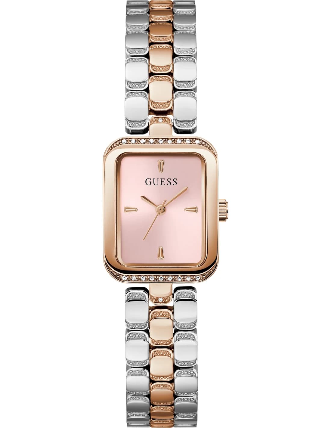 Guess GW0865L5 vue de côté, bracelet acier
