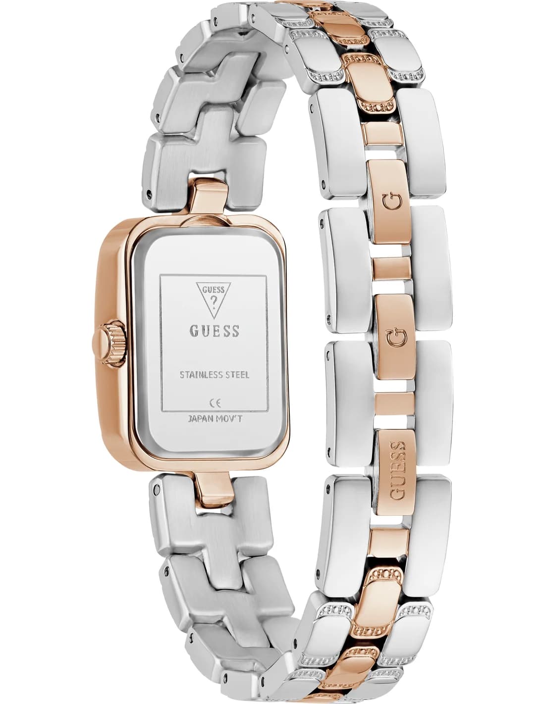 Guess GW0865L5 côté fond de boîtier bicolore