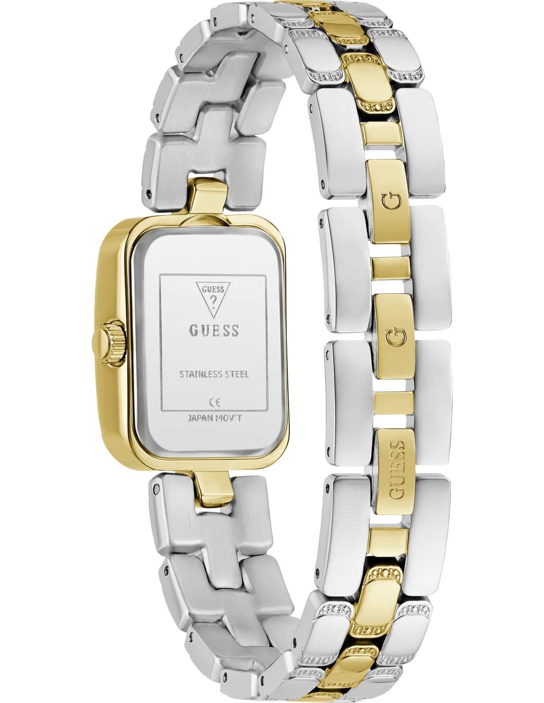 Guess GW0865L6 côté fond de boîtier bicolore