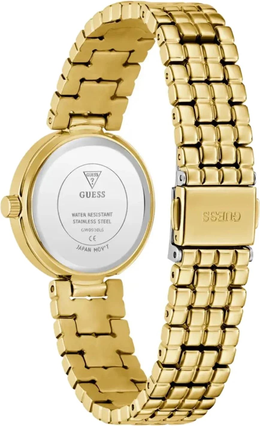 Montre Guess GW0930L6 femme détail cadran vert