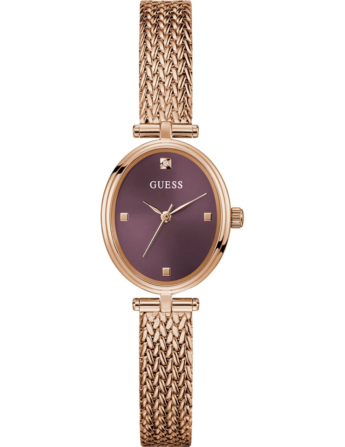 Guess GW0935L3 vue de côté, bracelet acier