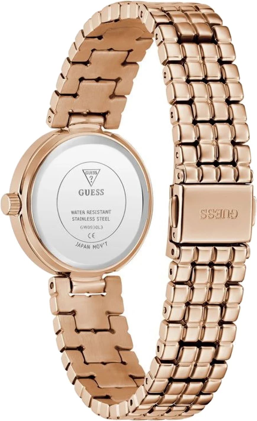 Montre Guess GW0930L3 femme détail cadran argent