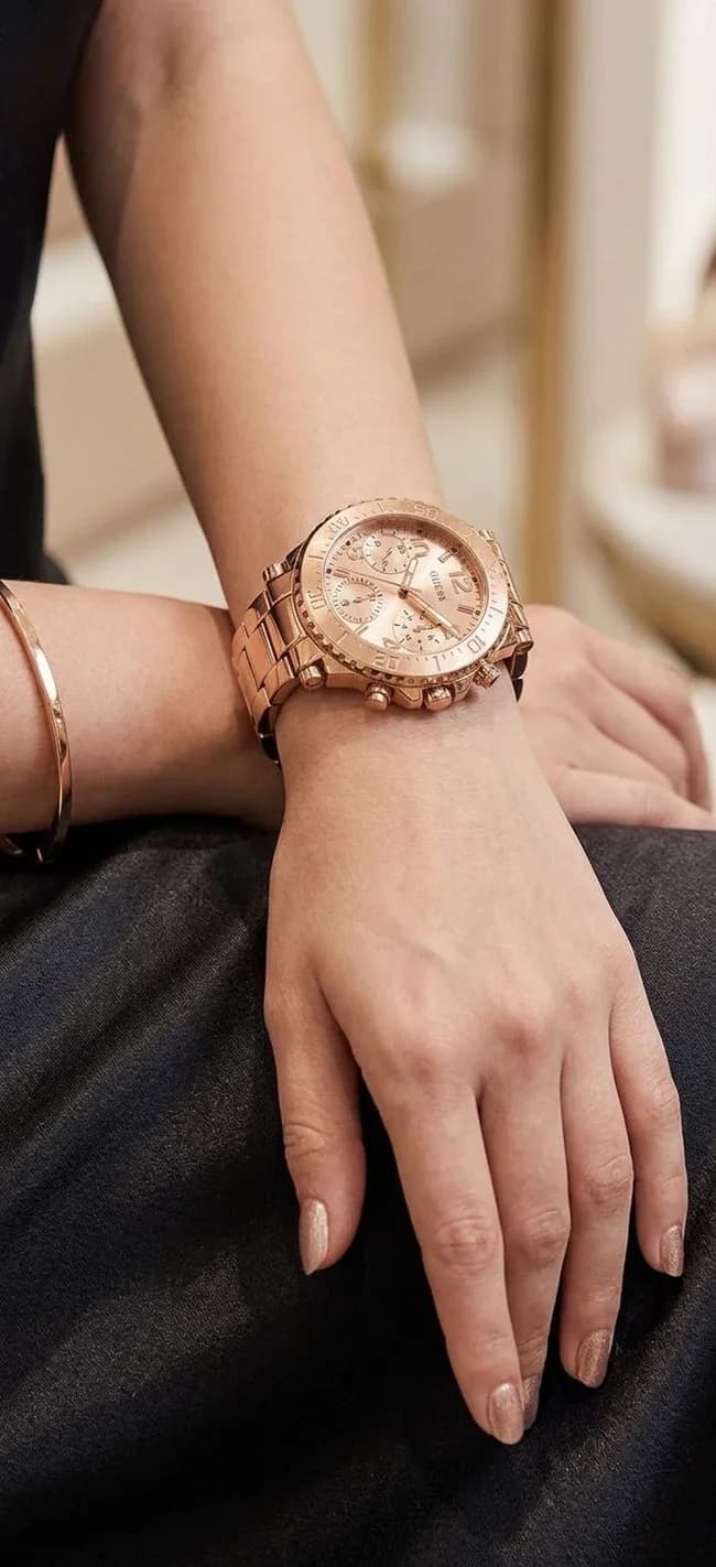 Maillons et fermoir du bracelet acier, Guess GW0465L2