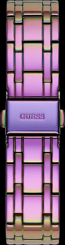 Montre Guess GW0033L6 femme détail cadran argent
