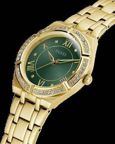 Montre Guess GW0033L8 femme détail cadran vert