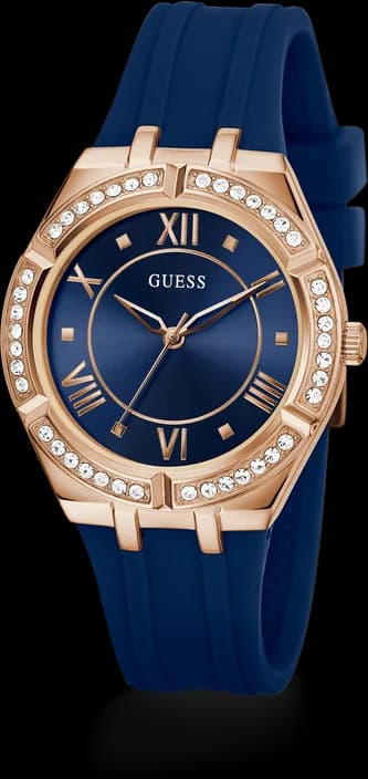 Montre Guess GW0034L4 femme détail bracelet silicone