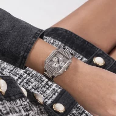 Montre Guess GW0472L1 femme verso boîtier argent