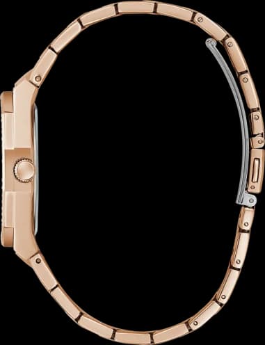 Gros plan sur le cadran rouge de la Guess GW0770L3
