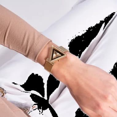 Maillons et fermoir du bracelet acier, Guess GW0508L2
