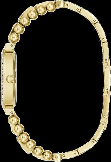 Guess Gala GW0401L2 Gold Bracelet with Rhinestones Women's Watch vue 3