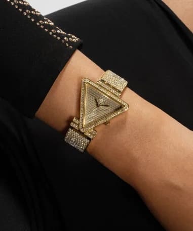 Montre Guess GW0644L2 femme détail bracelet acier