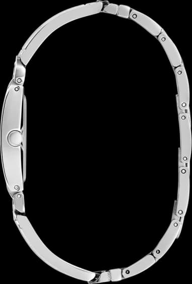 Montre Femme Guess GW0668L1 Acier Argenté Boîtier Carré Cristaux vue 3