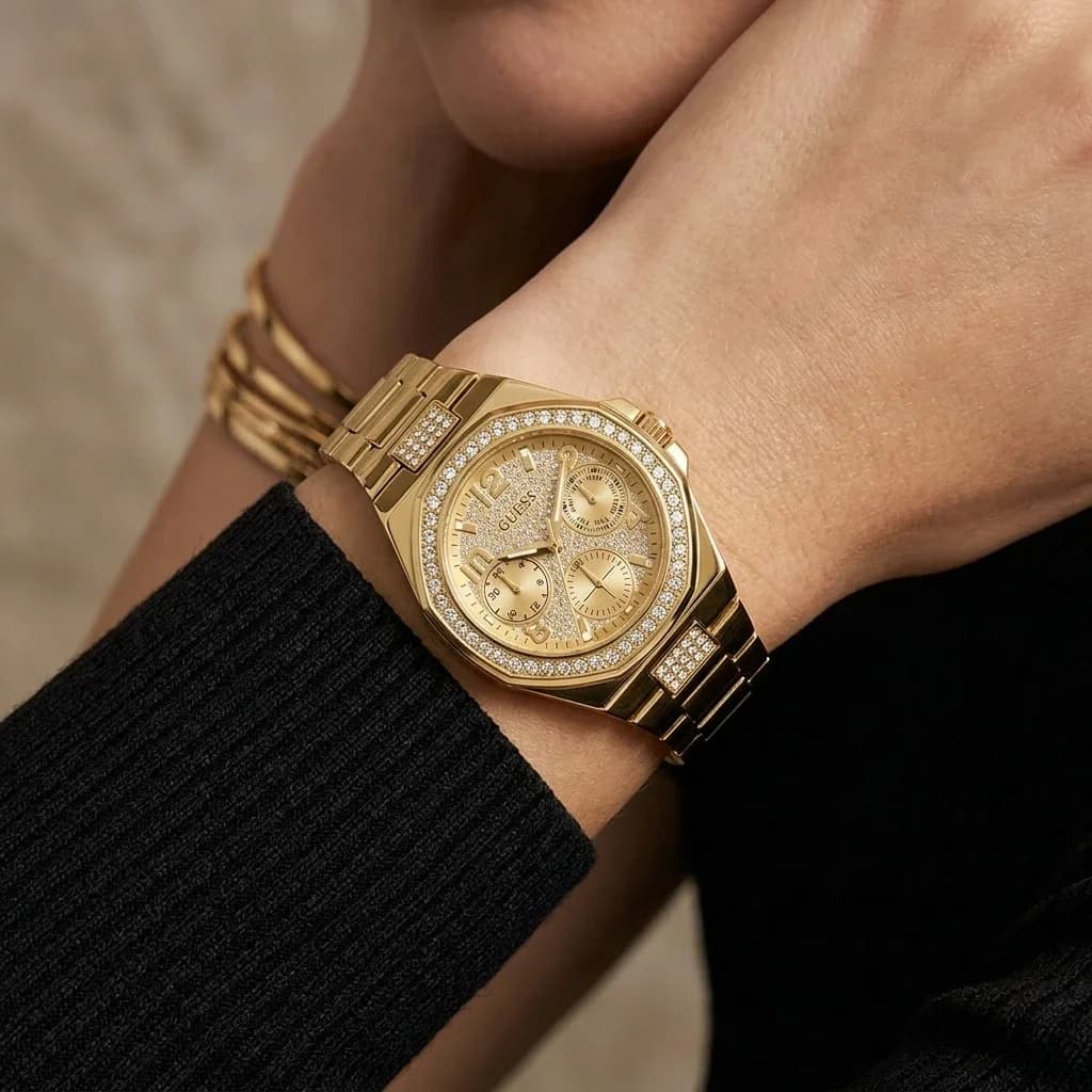 Maillons et fermoir du bracelet acier, Guess GW0777L2