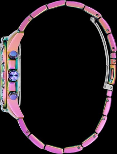 Guess GW0771L4 côté fond de boîtier violet