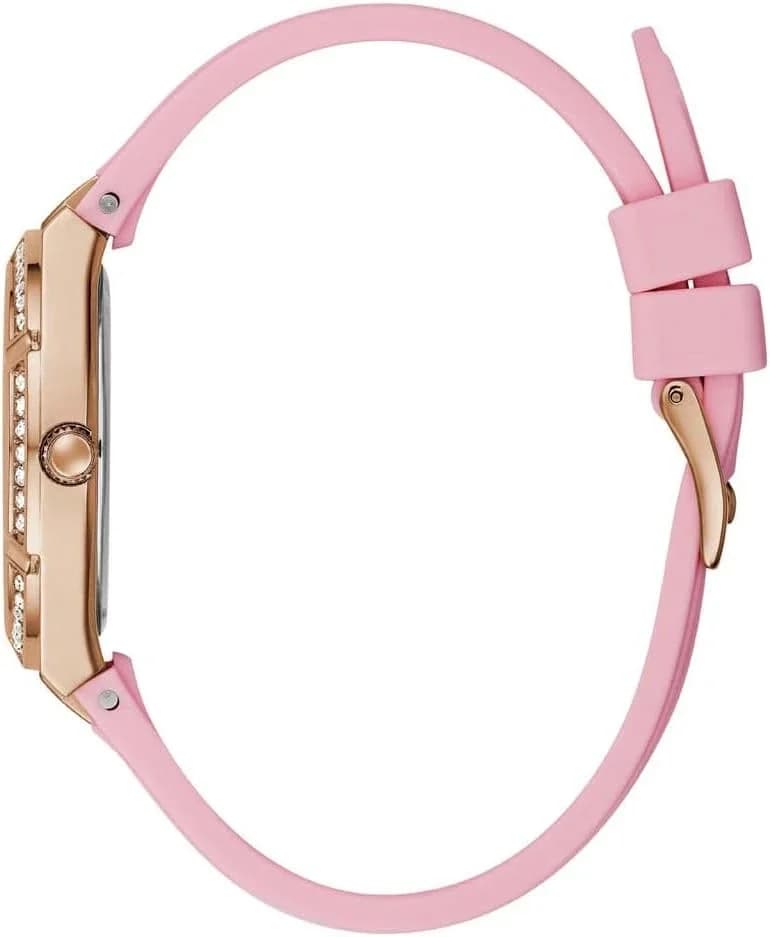 Guess GW0034L3 vue de côté, bracelet silicone