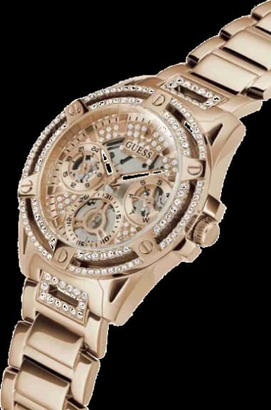 Montre Guess GW0464L3 femme détail cadran or rose