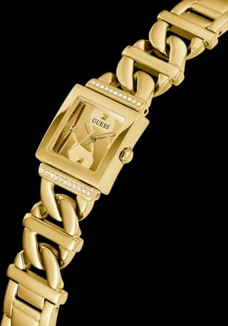 Montre Femme Guess Runaway GW0603L2 Acier Doré Cadran Carré vue 2