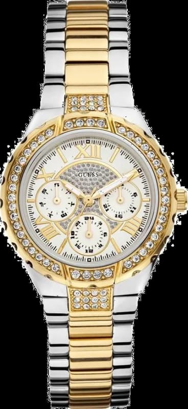 Montre Femme Guess W0111L5 Multifonction Or et Argent