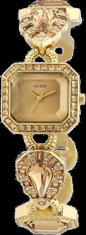 Montre Femme Guess W0222L2 Bracelet en Acier Doré et Strass