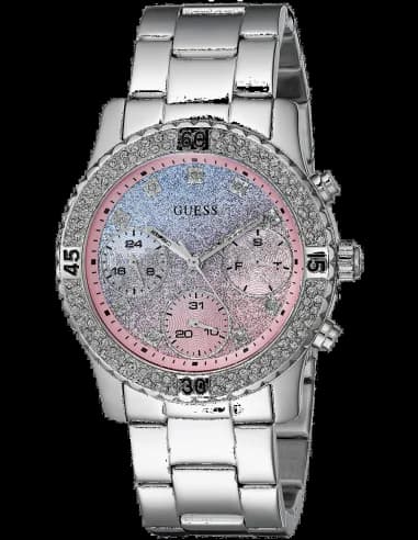 Montre Guess W0774L1 femme verso boîtier argent