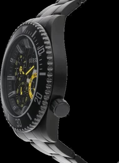 Montre Guess GW0488G3 homme détail cadran noir