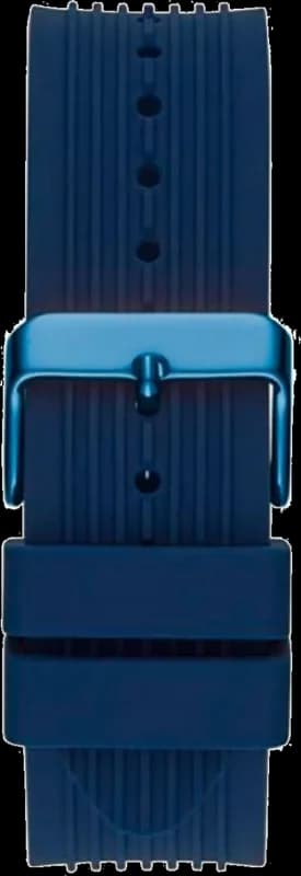 Guess GW0057G3 Poseidon Blue Stainless Steel and Silicone Watch vue 3