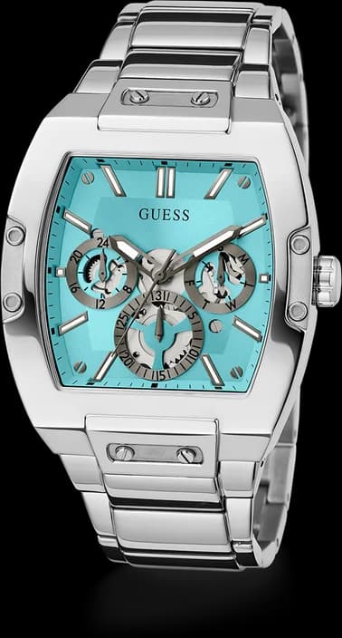 Montre Guess GW0456G4 homme détail bracelet acier