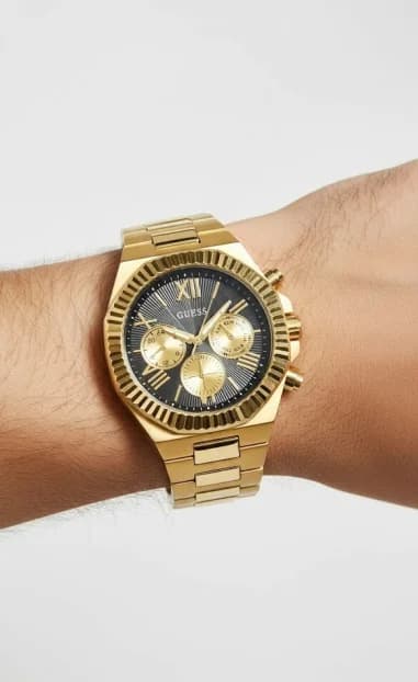 Montre Guess GW0703G5 homme détail bracelet acier