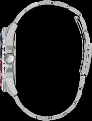 Montre Guess W1107G2 homme détail cadran bleu