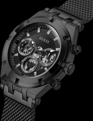 Guess GW0582G3 côté fond de boîtier noir