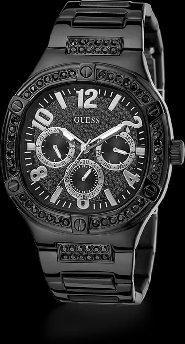 Montre Guess GW0576G3 homme détail bracelet acier
