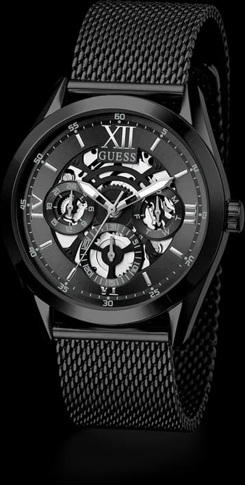 Guess GW0368G3 côté fond de boîtier noir