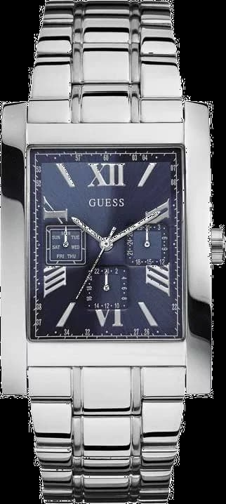 Montre Homme Guess Voyager W0484G2 Rectangulaire à cadran bleu