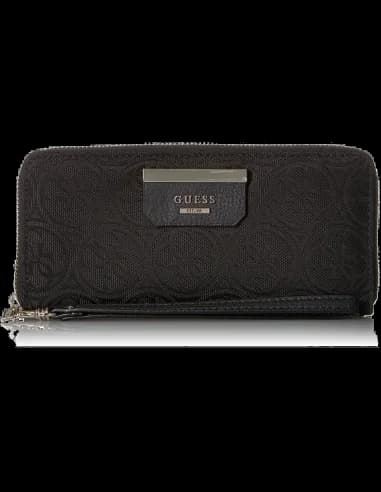 Portefeuille Guess Ryann Jacquard Noir
