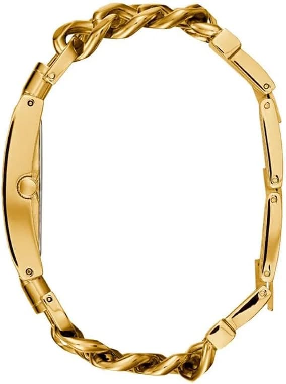 Guess Mod Heavy Metal W1117L2 women's gold watch, maille chaîne G-Link bracelet vue 2