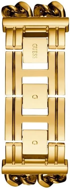 Guess Mod Heavy Metal W1117L2 women's gold watch, maille chaîne G-Link bracelet vue 3