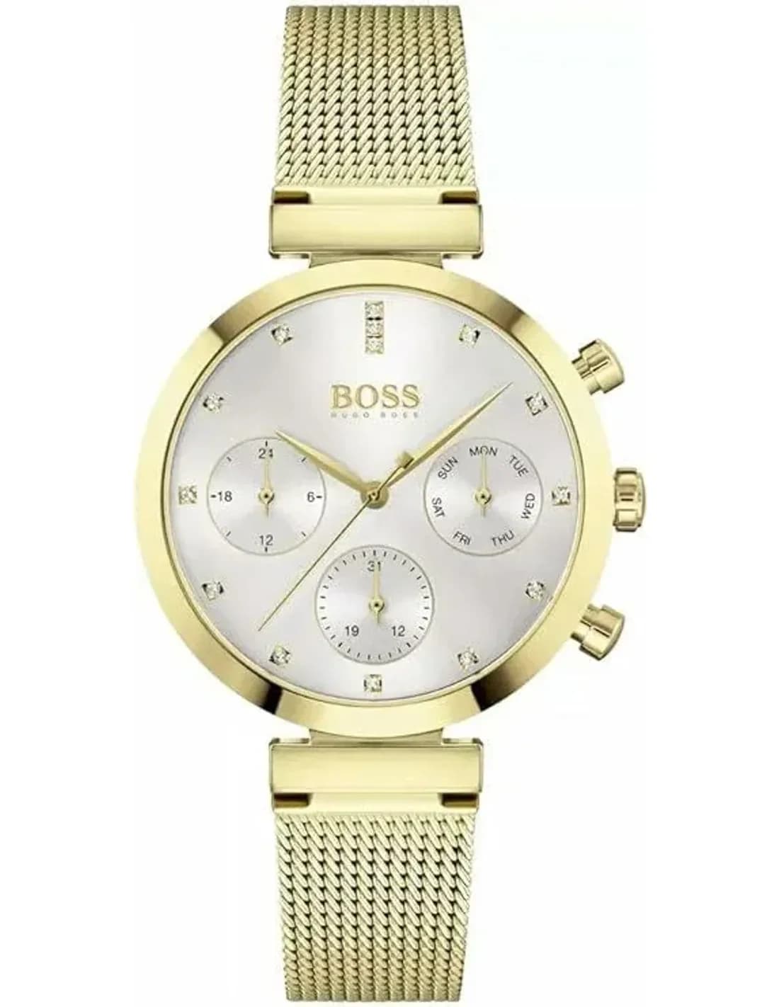 Hugo Boss 1502552 vue de côté, bracelet acier