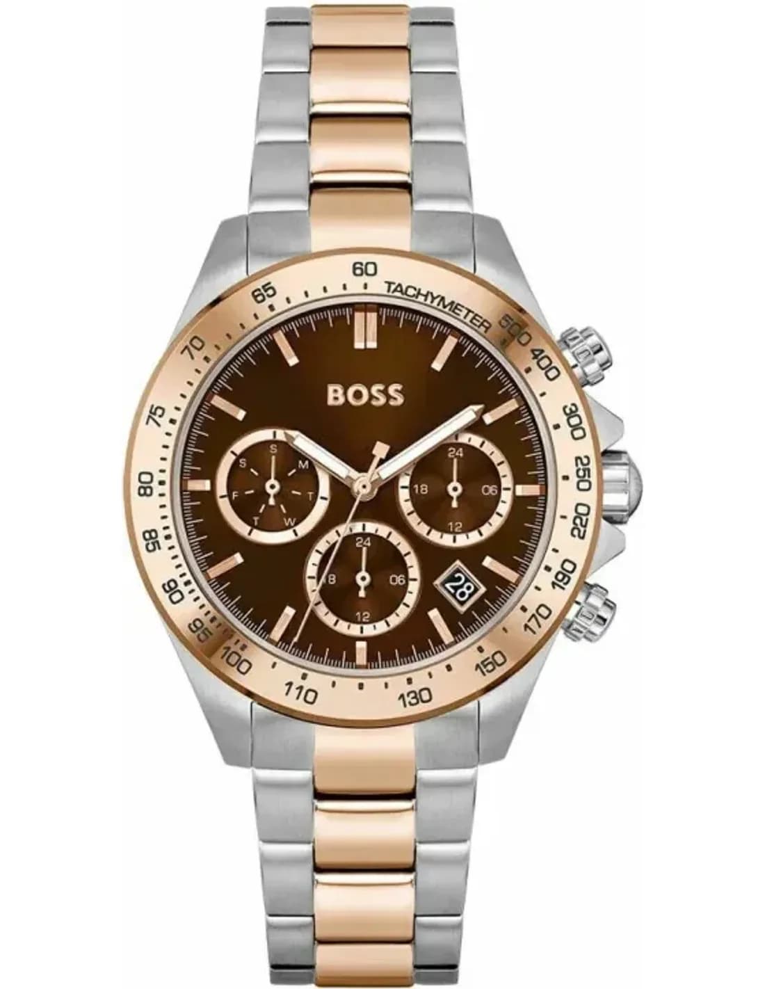 Hugo Boss 1502617 vue de côté, bracelet acier