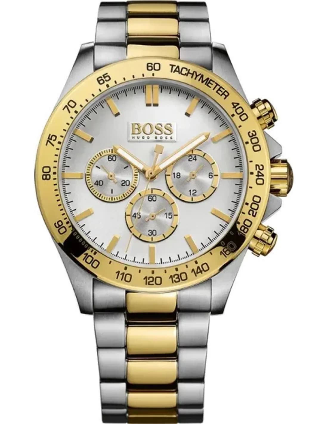 Hugo Boss 1512960 vue de côté, bracelet acier
