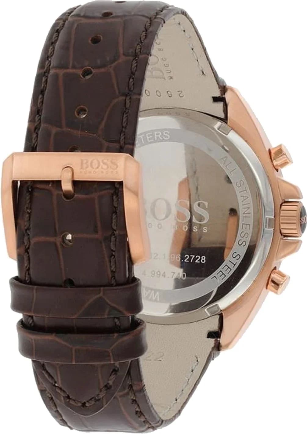 Montre Hugo Boss 1513093 homme verso boîtier or rose