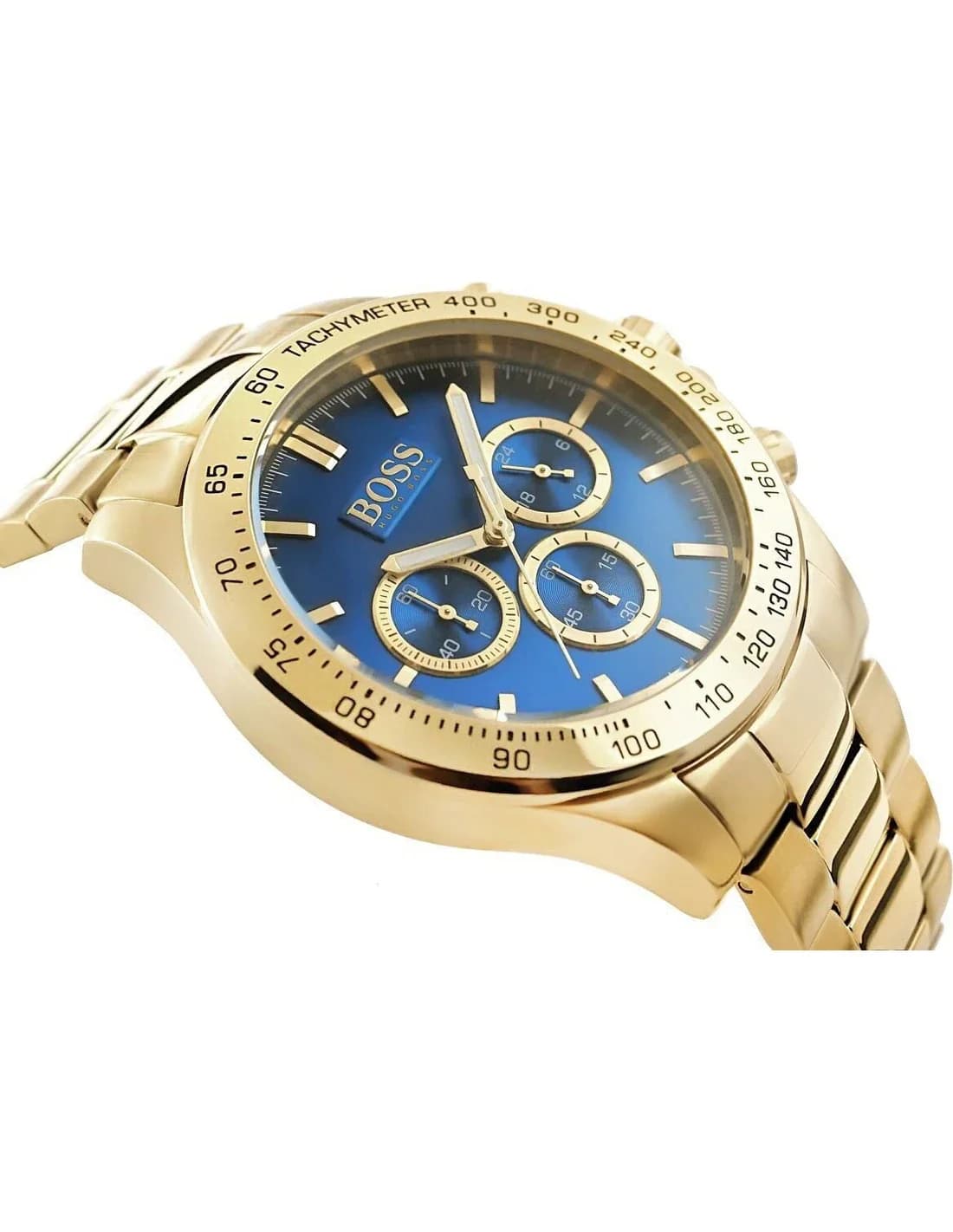 Hugo Boss 1513340 vue de côté, bracelet acier