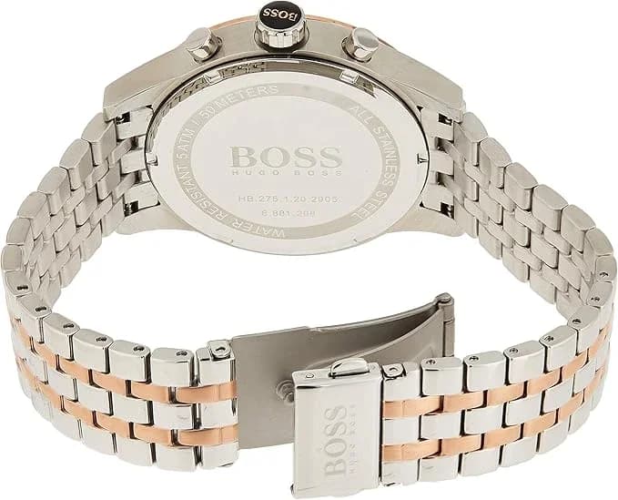 Hugo Boss 1513385 vue de côté, bracelet acier