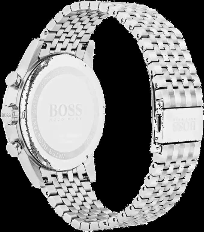 Gros plan sur le cadran bleu de la Hugo Boss 1513498