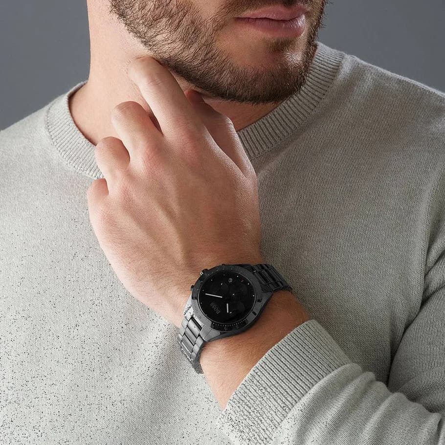 Montre Hugo Boss 1513581 Chronographe en Acier Noir vue 6