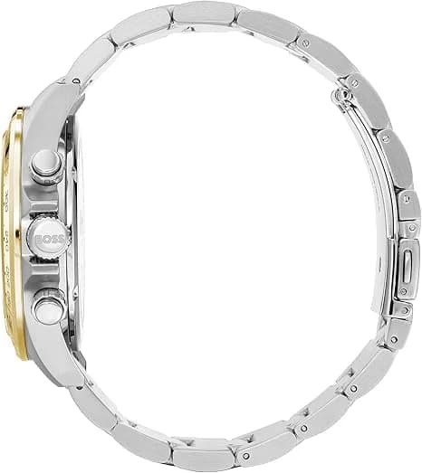 Hugo Boss Hero 1513767 men's two-tone watch, maillons acier bicolore strap vue 3